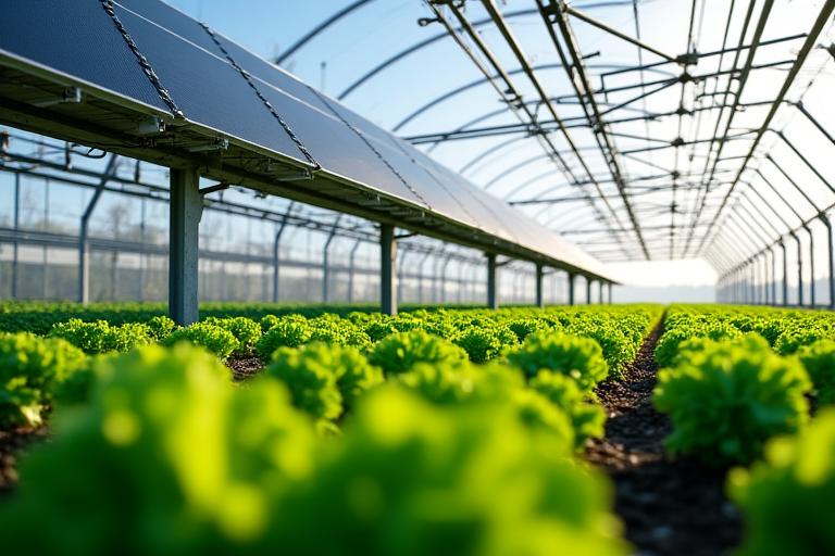 Agrovoltaica e invernaderos solares