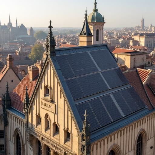 Edificios históricos con energía solar