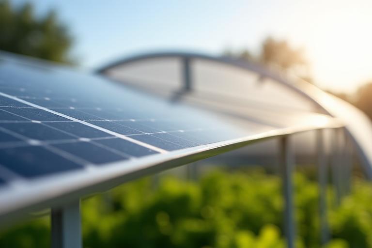 Paneles solares flexibles para agricultura
